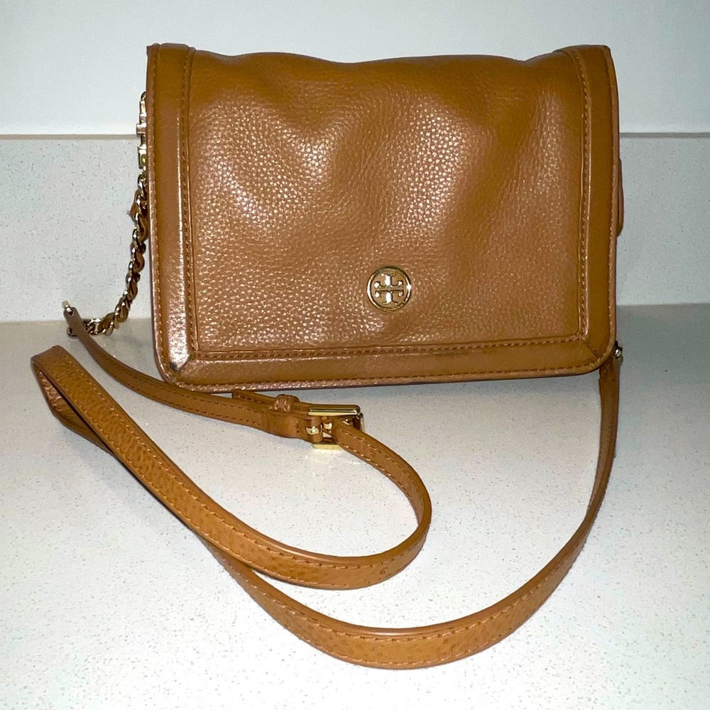 Tory Burch Saddle Brown Shoulder Bag